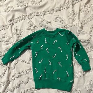 The Oaks Green Candy Cane Sweatshirt